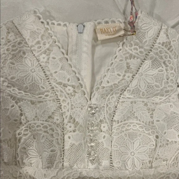 NWT Marlow White Lace Formal Kids Dress size 2/3 years - Picture 4 of 12